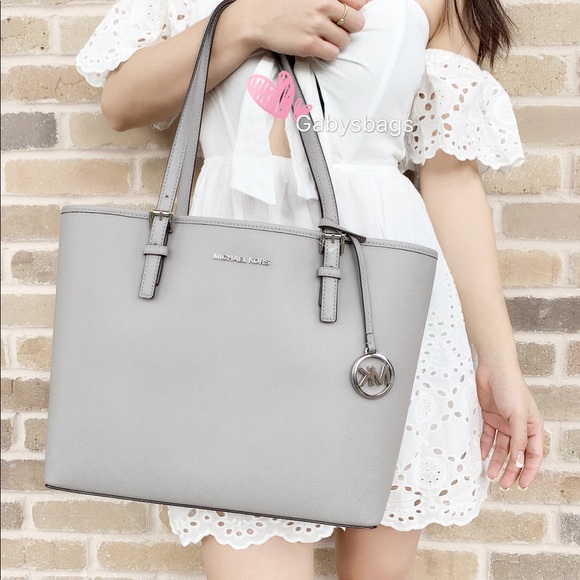 Michael kors tote & wallet Bundle Gray - Picture 3 of 7